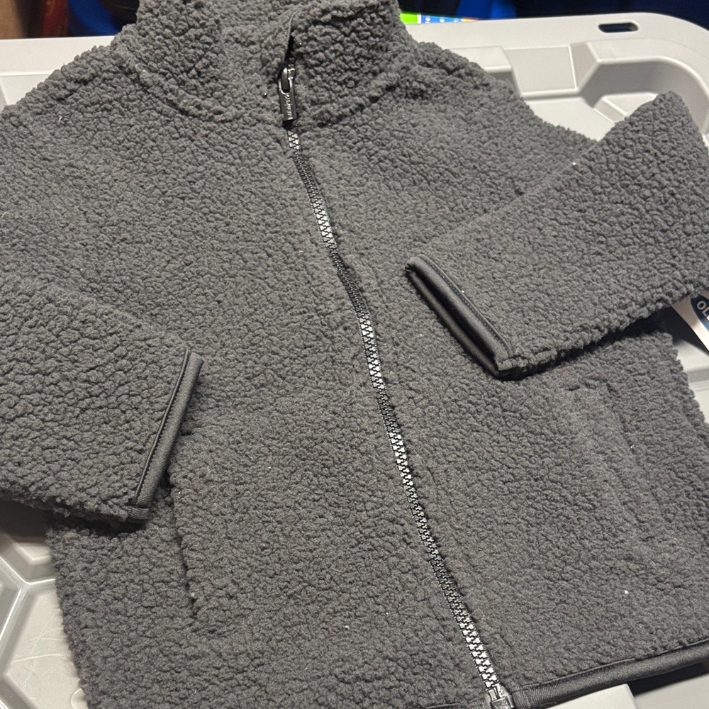 Old navy Cozy black fleece Kids Jacket 3T